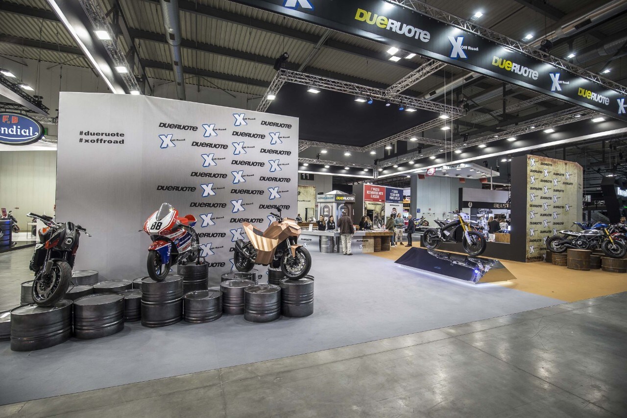 Lo stand di Dueruote a EICMA 2018