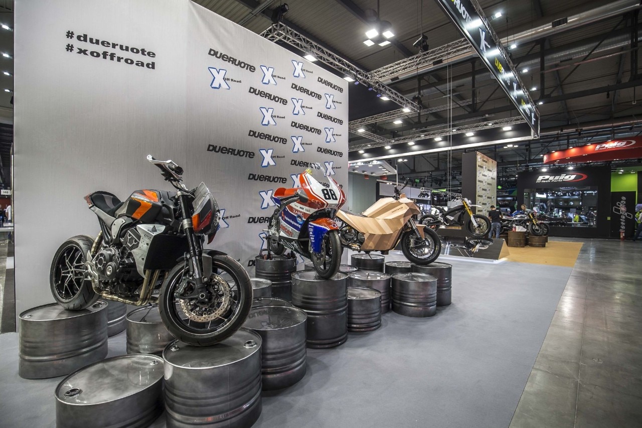Lo stand di Dueruote a EICMA 2018