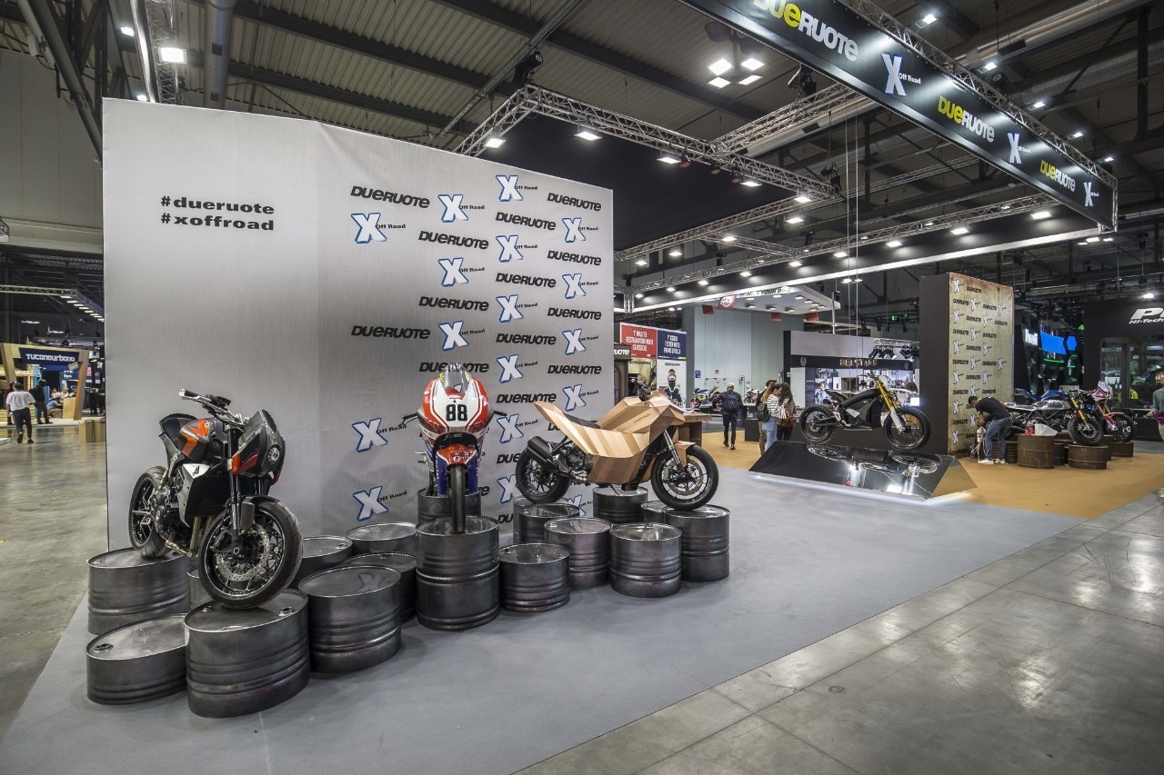 Lo stand di Dueruote a EICMA 2018
