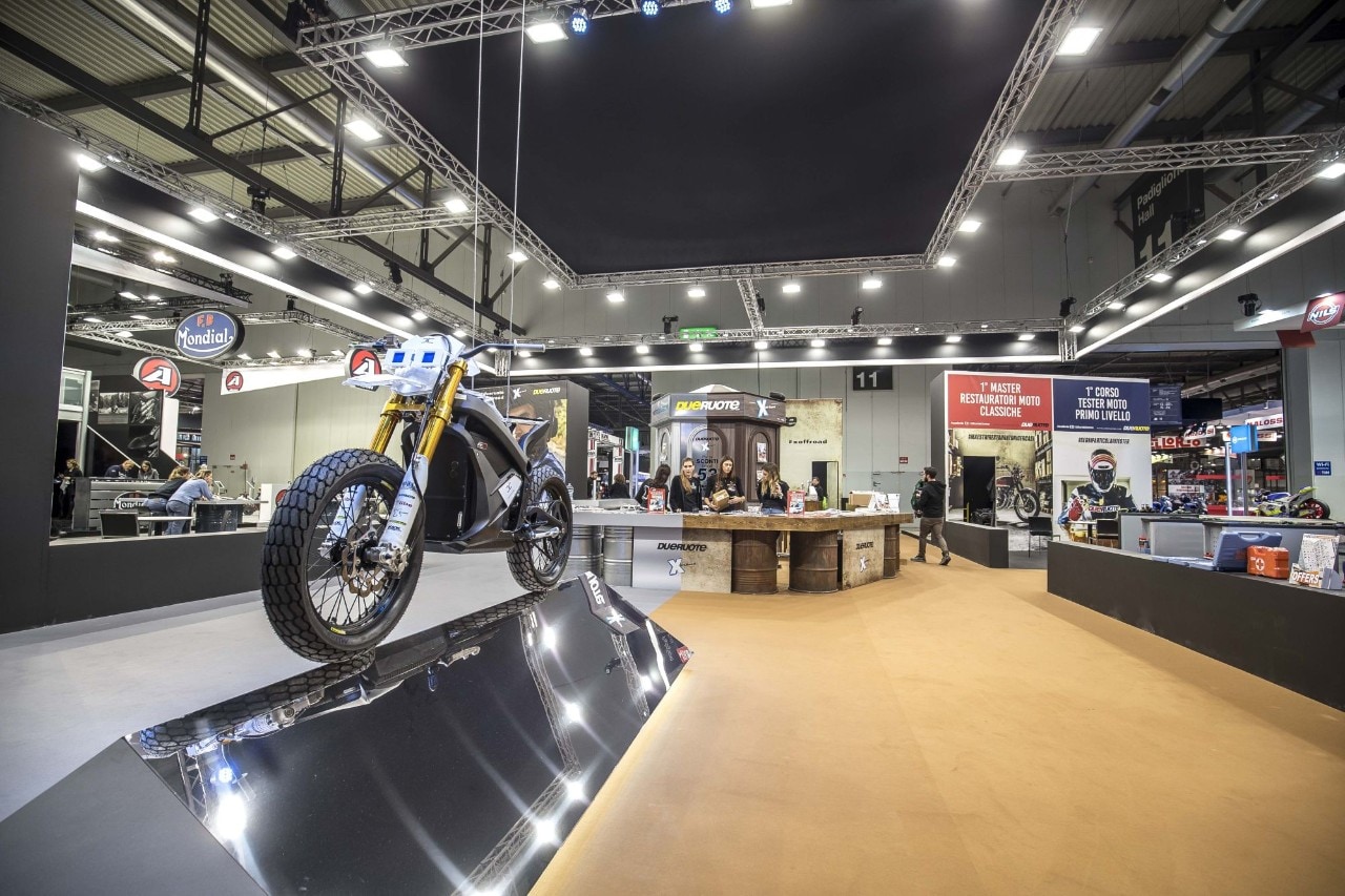 Lo stand di Dueruote a EICMA 2018