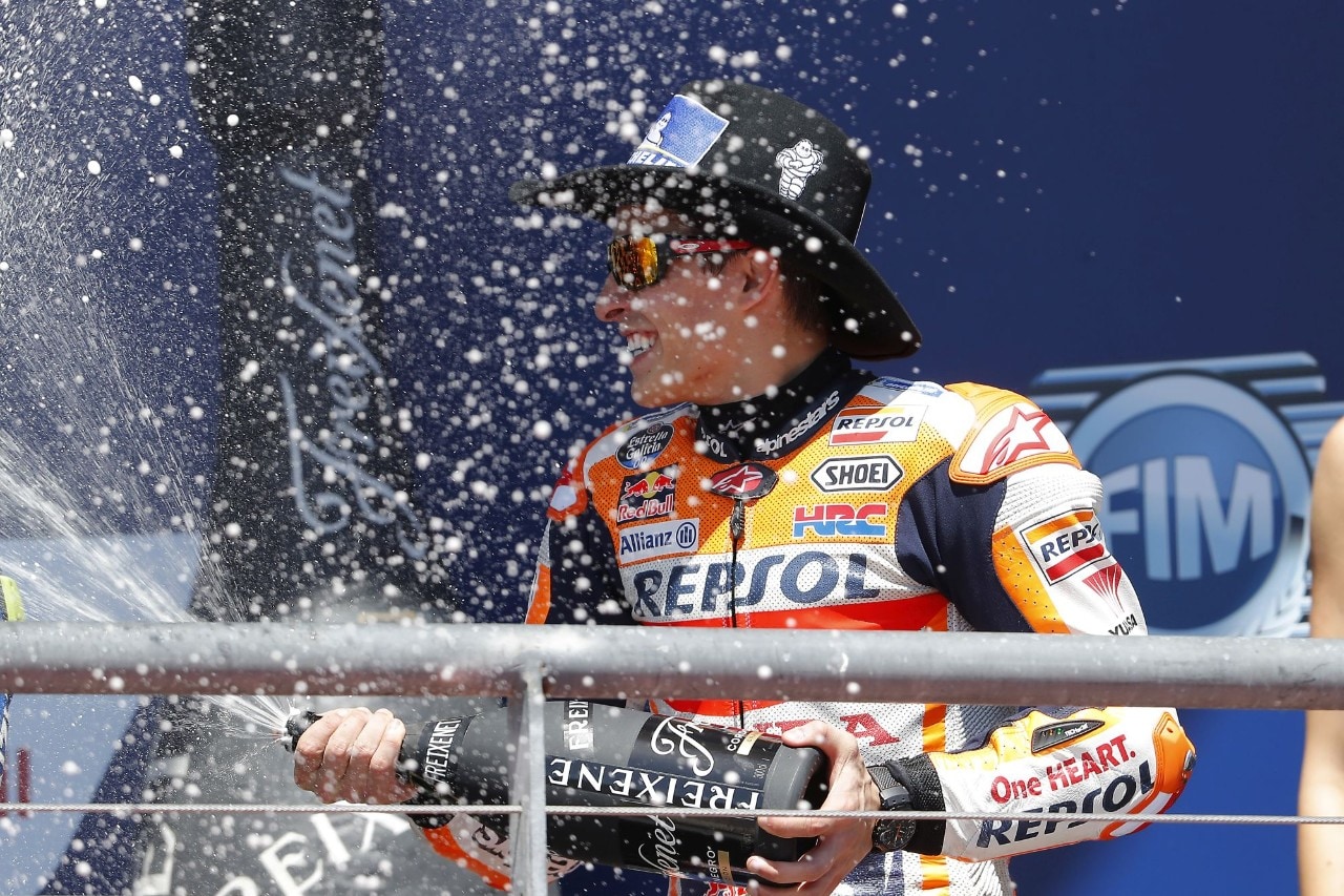 In Texas Marc Marquez ritorna sul gradino più alto del podio