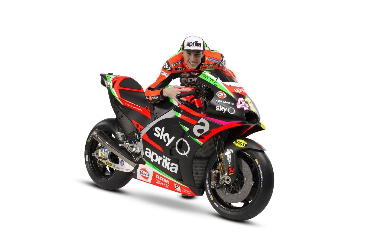 Aprilia svela la RS-GP, la MotoGP di Iannone ed Espargarò