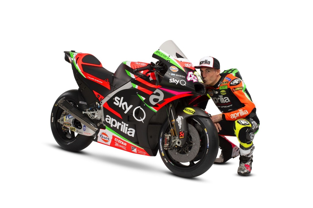 Aprilia svela la RS-GP, la MotoGP di Iannone ed Espargarò