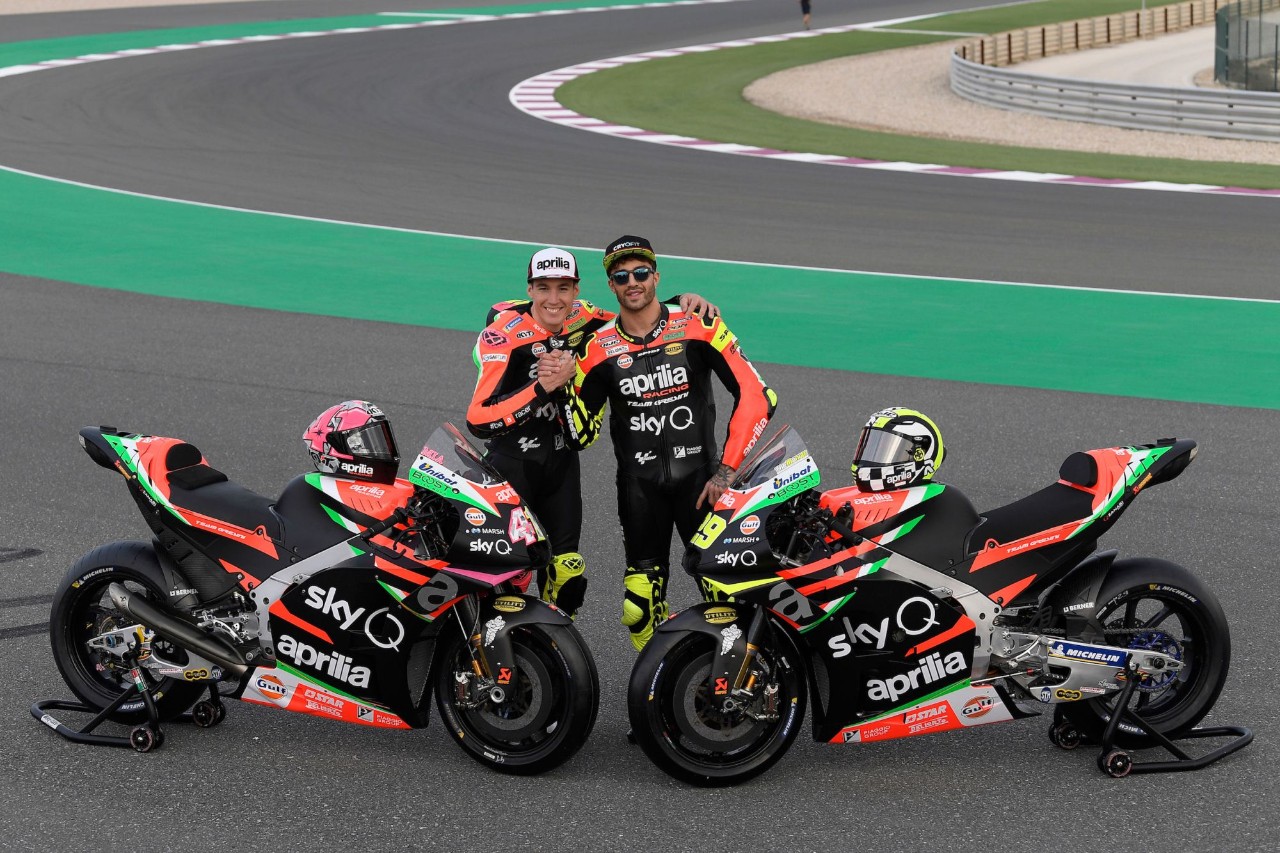 Aprilia svela la RS-GP, la MotoGP di Iannone ed Espargarò