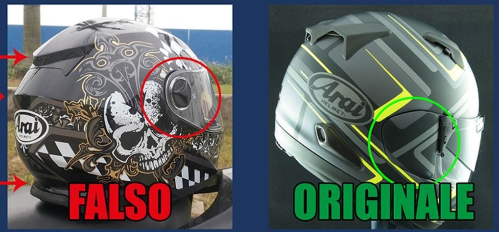 Come riconoscere un Arai falso