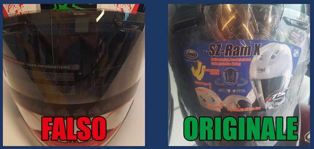 Come riconoscere un Arai falso