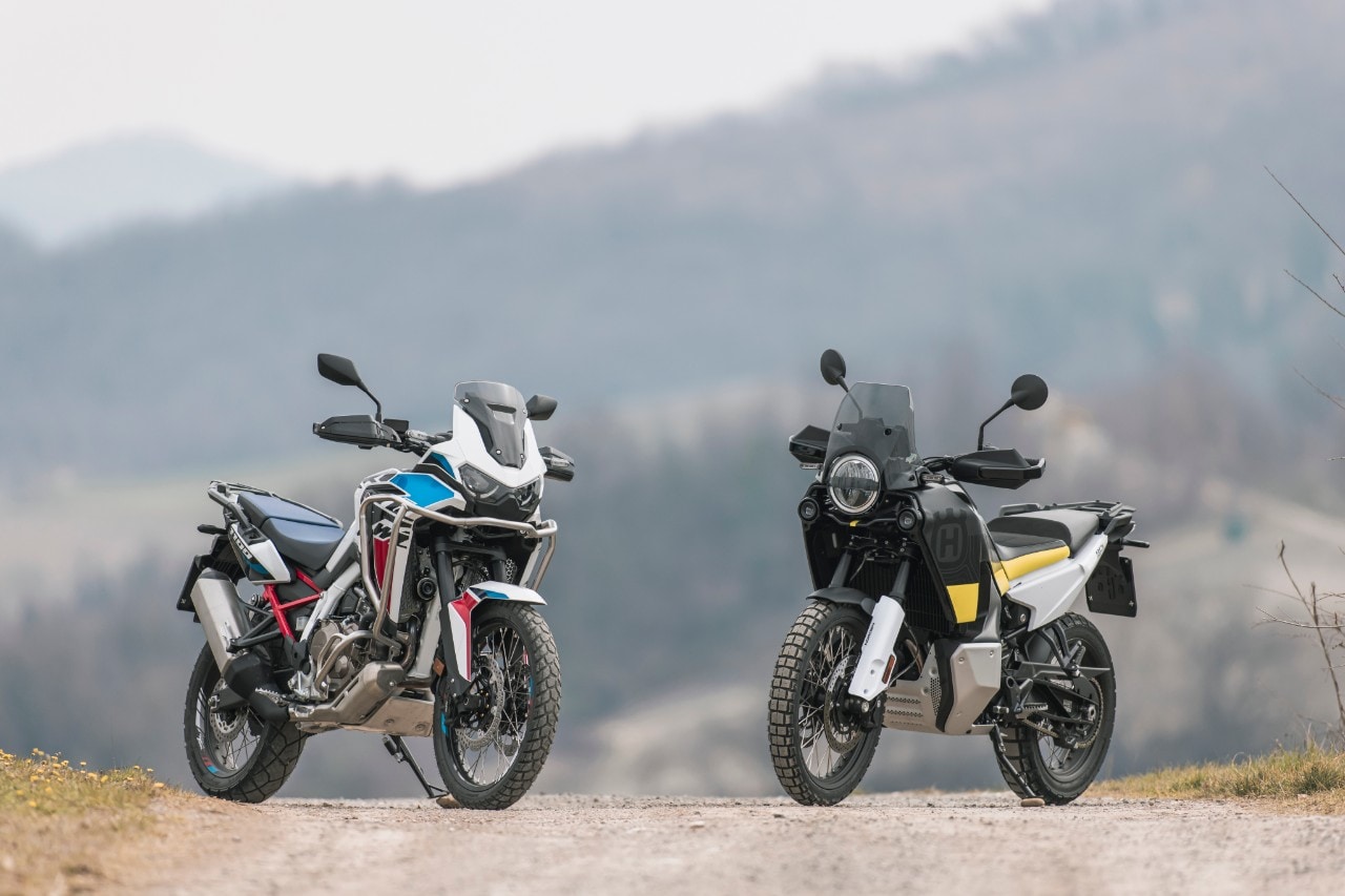 Honda Africa Twin 1100 VS Husqvarna Norden 901: non  SOLO rally!