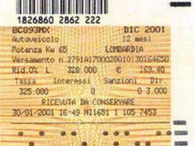 Bollo moto, in Lombardia via alla rottamazione