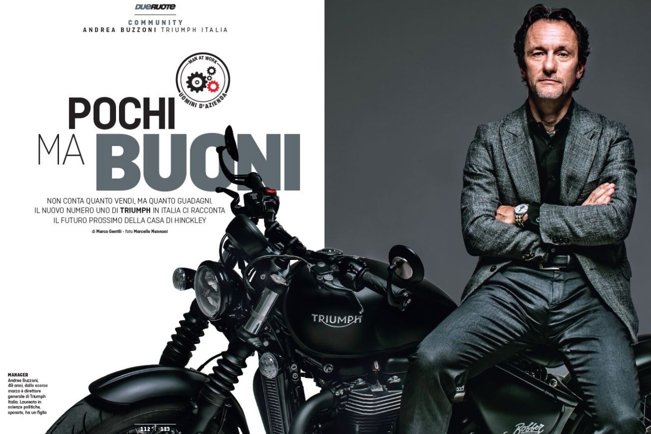 Andrea Buzzoni: "Vi racconto il futuro di Triumph"