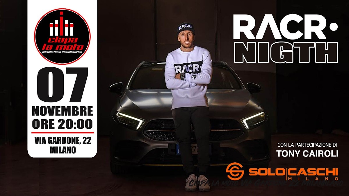 RACR Night (a Milano!) con Tony CAIROLI  
