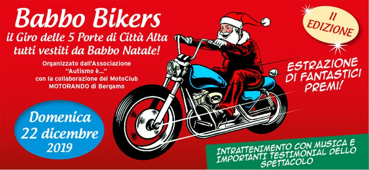 Tutti (a Bergamo) per il Babbo Bikers
