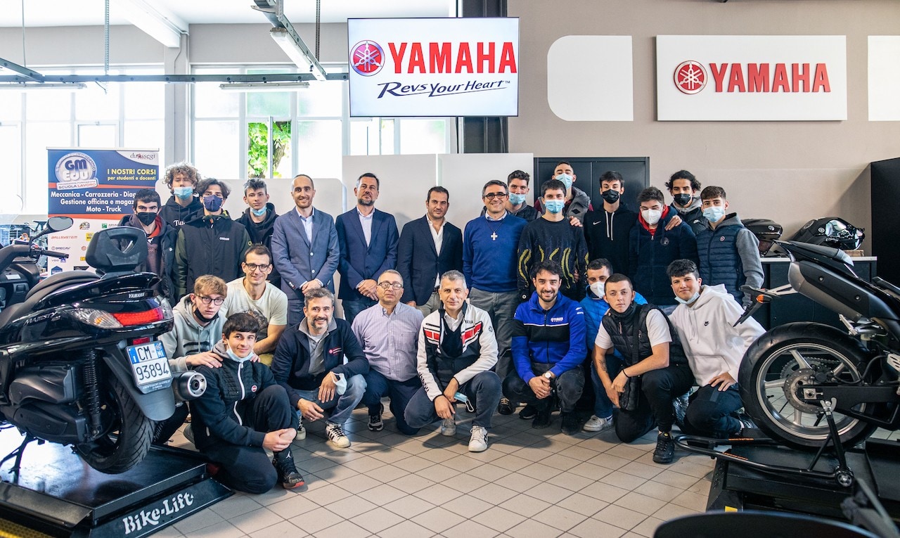 Yamaha e Fondazione CNOS-FAP Lombardia inaugurano il nuovo Laboratorio Automotive 