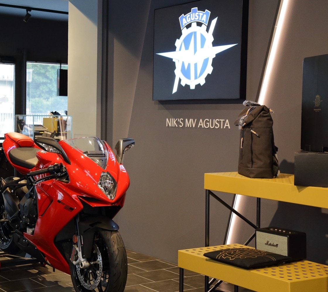 Nuovi store nella rete ufficiale MV Agusta 