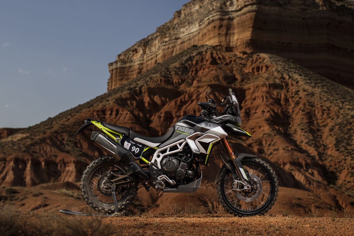 Ivan Cervantes alla Baja Aragon con una Triumph Tiger 900