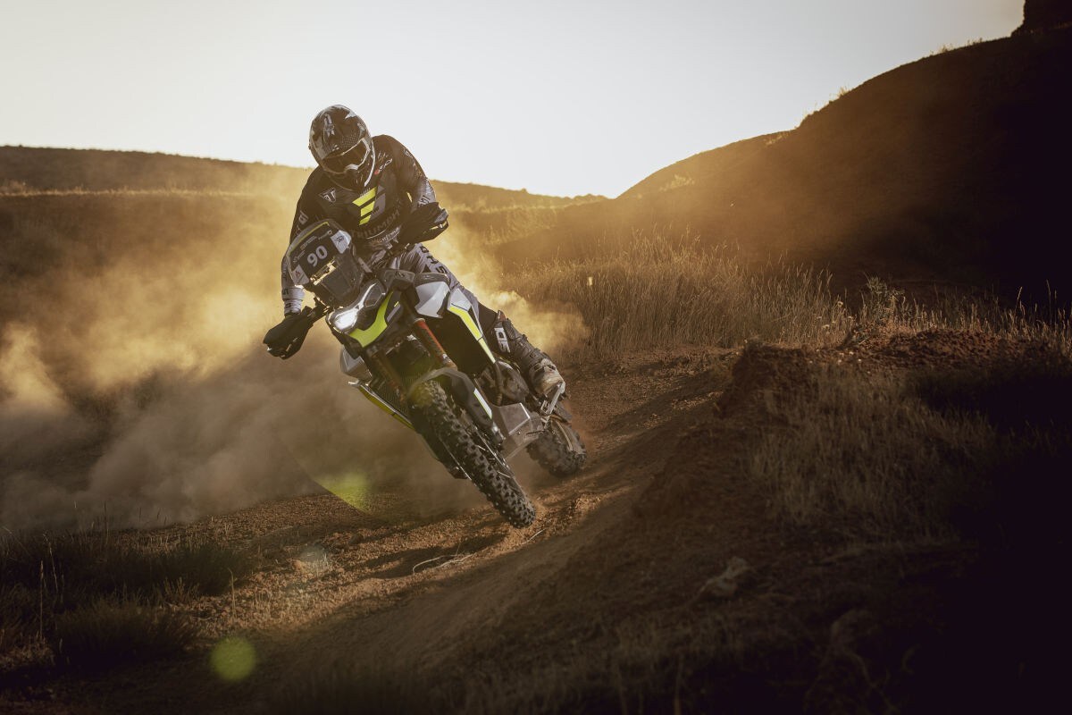 Ivan Cervantes alla Baja Aragon con una Triumph Tiger 900