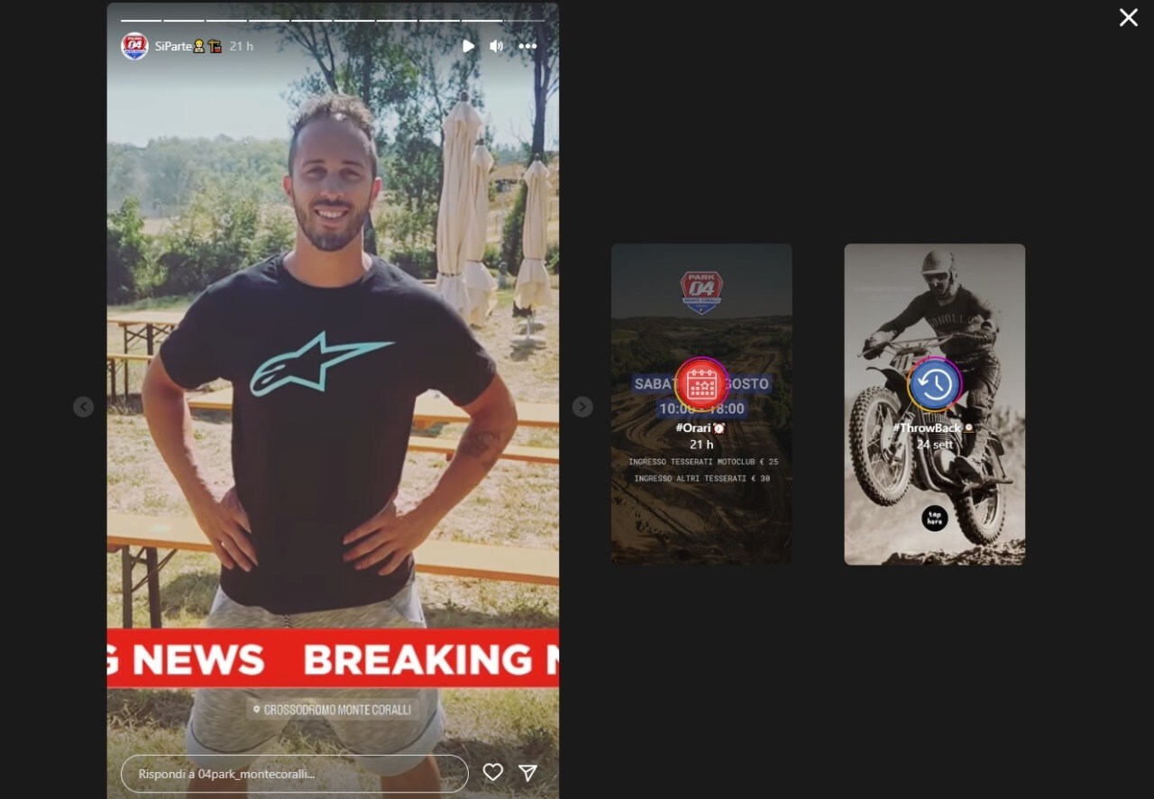 04 Park Monte Coralli: apre la pista da cross di Andrea Dovizioso