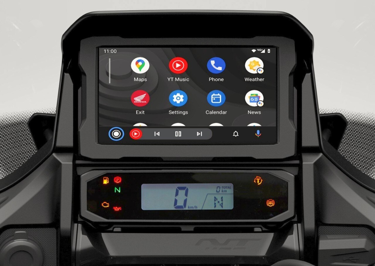 Il cruscotto della Honda NT1100