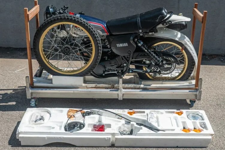 All’asta da Sotheby's una Yamaha XT 500 del 1988 ancora in cassa