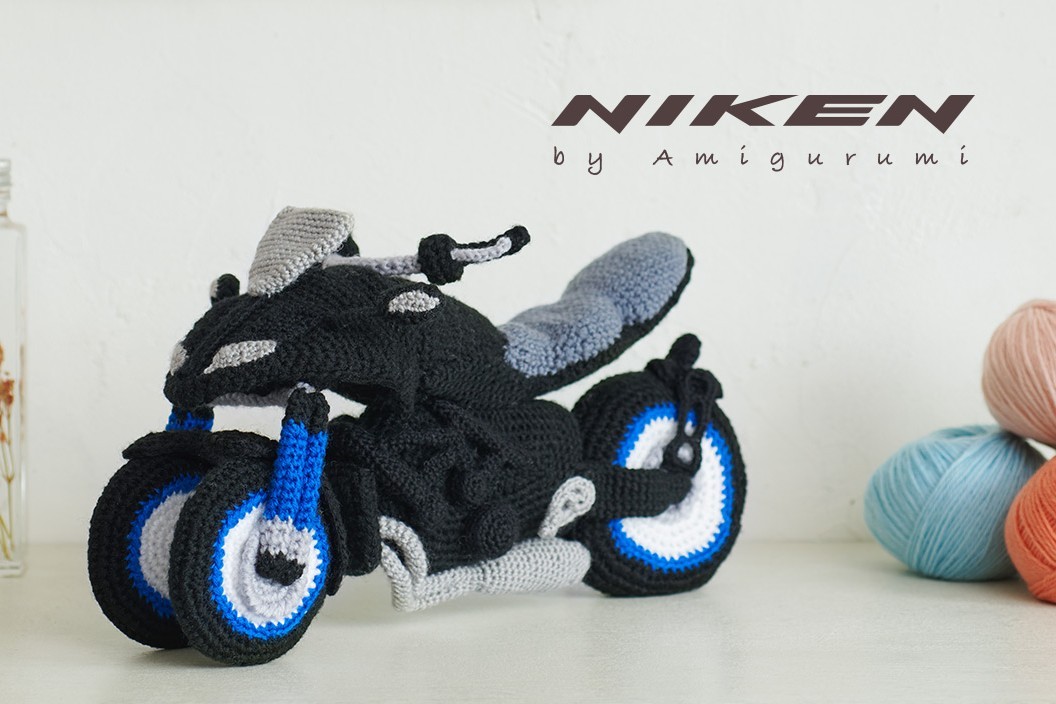  Un regalo sorprendente per Natale? Una Yamaha Niken all’uncinetto!