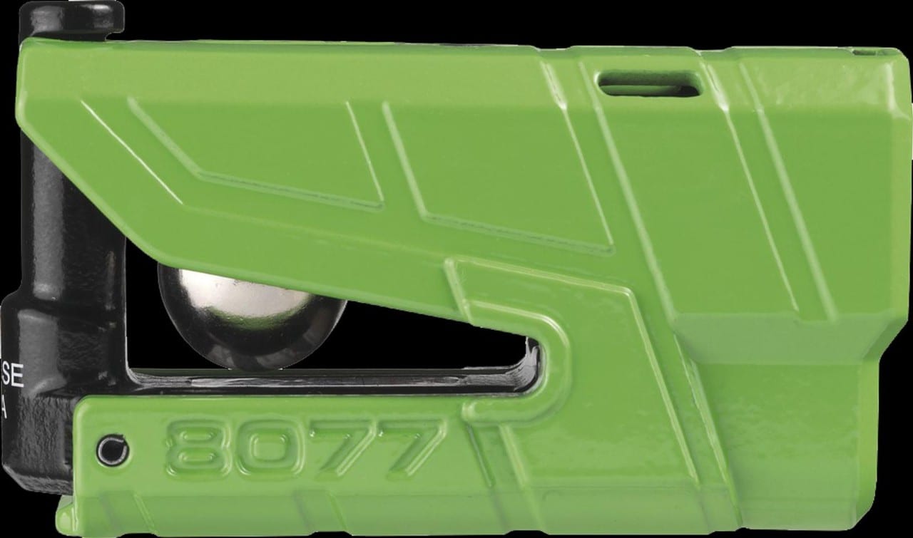 Blocca Disco Moto Abus GRANIT DETECTO XPLUS 8077 Verde con Allarme