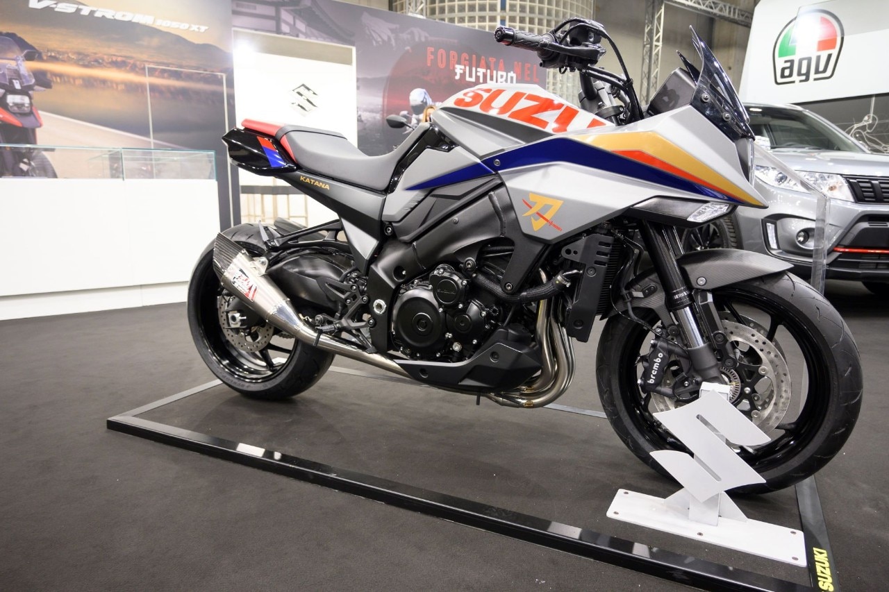 Una Suzuki Katana Special al Motor Bike Expo
