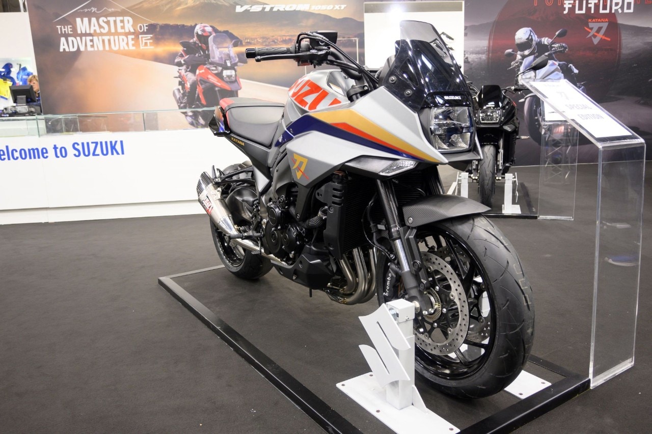 Una Suzuki Katana Special al Motor Bike Expo
