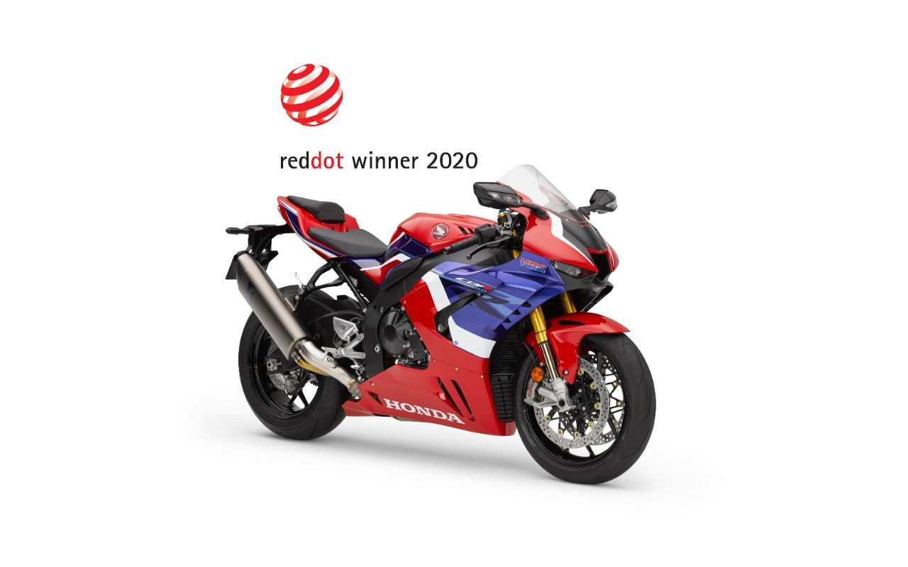La CBR1000RR-R si aggiudica il "Red Dot 2020" per il design