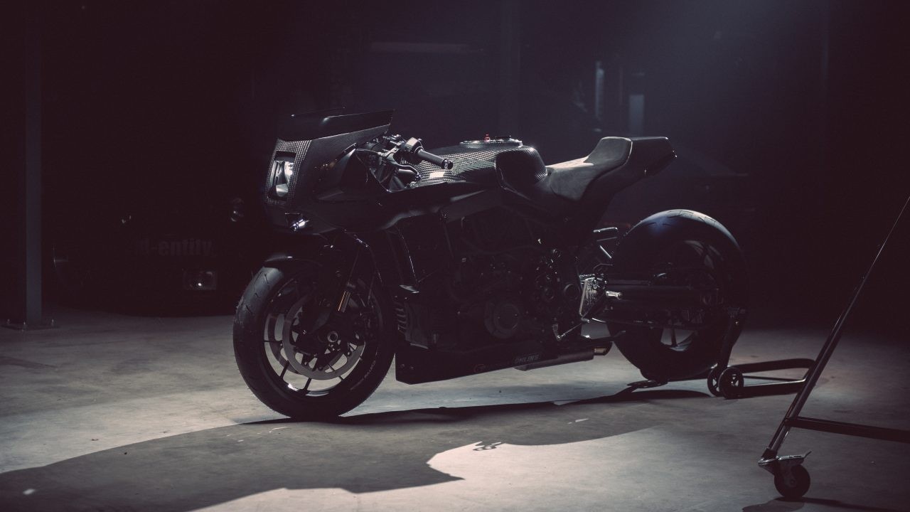 Radical Indian FTR Black Swan by Workhorse Speed Shop