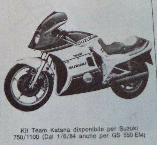 Suzuki GSX 1100 Katana, affilata come una lama 