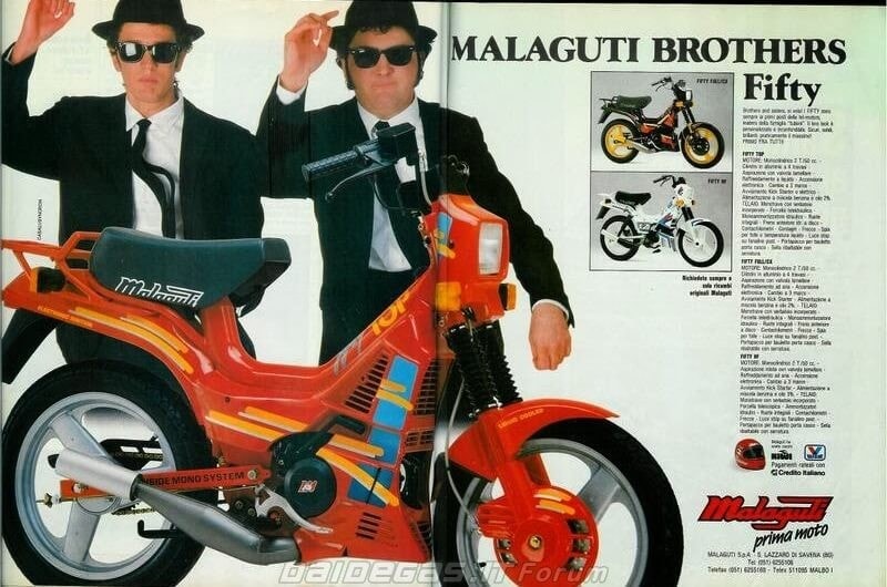 Pubblicità Malaguti Fifty