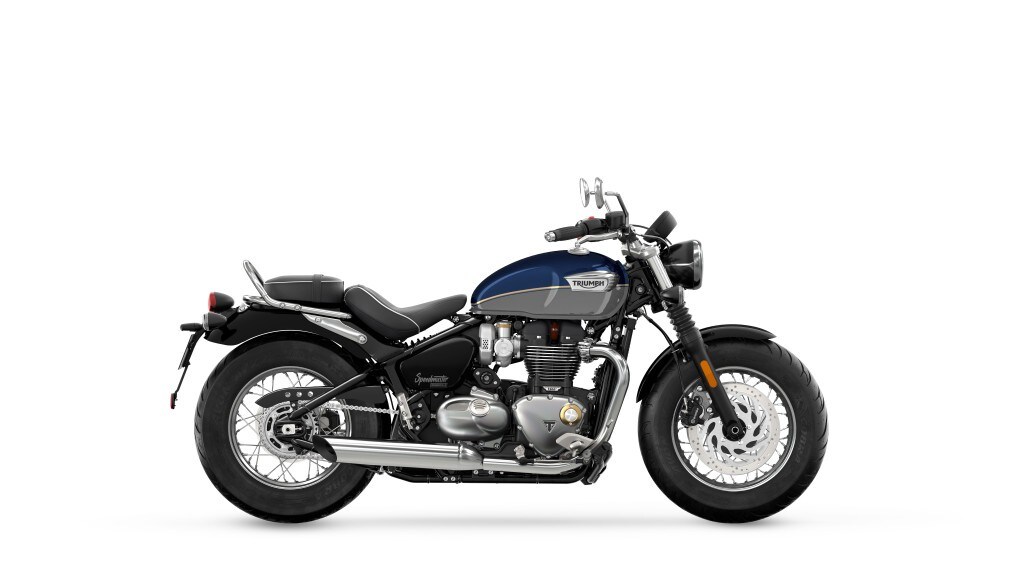 <div class='descrGalleryTitle'>TRIUMPH BONNEVILLE SPEEDMASTER</div><div class='descrGalleryText'><p>- &nbsp;Pacific Blue &amp; Silver Ice&nbsp;<b>NUOVA</b></p>
<p>- &nbsp;Cordovan Red</p>
<p>- &nbsp;Jet Black</p>
</div>