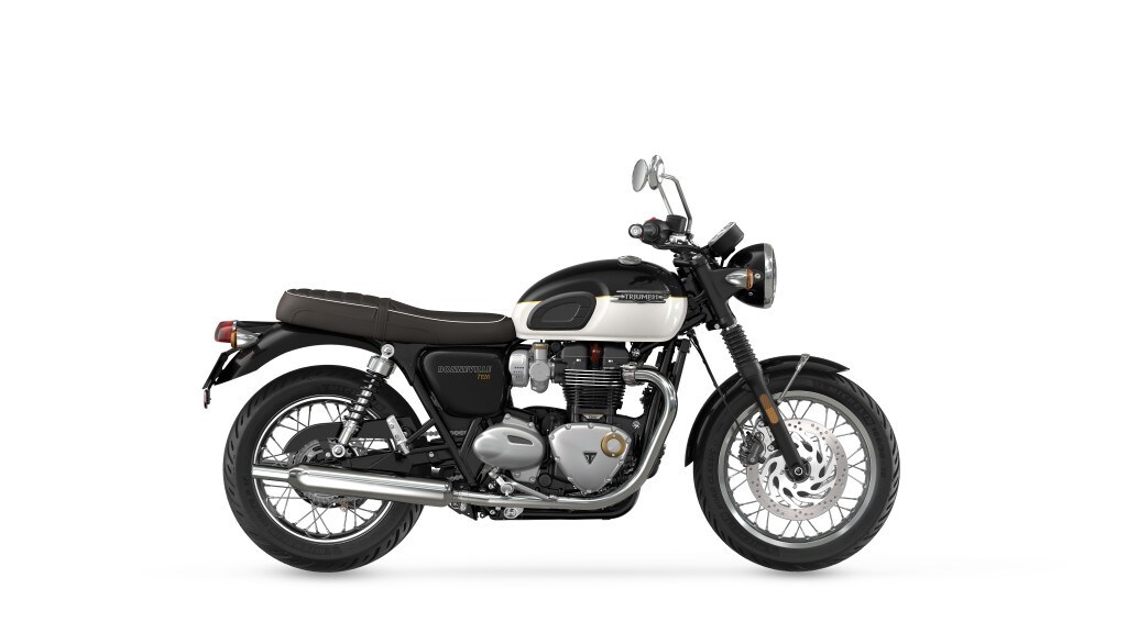 <div class='descrGalleryTitle'>TRIUMPH BONNEVILLE T120</div><div class='descrGalleryText'><p>- &nbsp;Jet Black &amp; Fusion White&nbsp;<b>NUOVA</b></p>
<p>- &nbsp;Cordovan Red &amp; Silver Ice</p>
<p>- &nbsp;Jet Black</p>
</div>