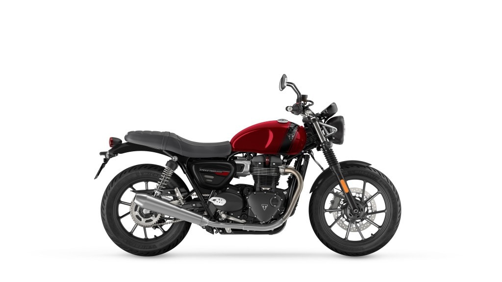 <div class='descrGalleryTitle'>TRIUMPH SPEED TWIN 900</div><div class='descrGalleryText'><p>- &nbsp;Carnival Red &amp; Phantom Black&nbsp;<b>NUOVA</b></p>
<p>- &nbsp;Competition Green &amp; Phantom Black&nbsp;<b>NUOVA</b></p>
<p>- &nbsp;Jet Black</p>
</div>