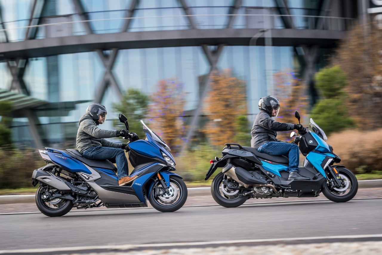 BMW C 400 X vs Kymco Xciting 400i S: middle class