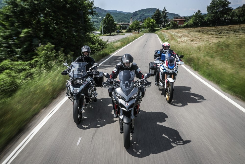 Comparativa Granturismo GT: BMW R 1250 GS Adventure vs Ducati Multistrada 1260 S Grand Tour vs Honda Africa Twin Adventure Sports