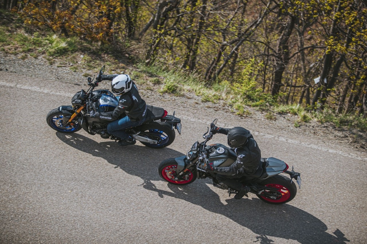 Ducati Monster, Yamaha MT-09 SP: compagne di giochi