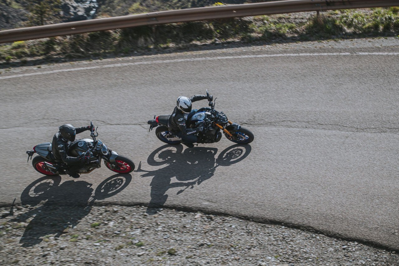 Ducati Monster, Yamaha MT-09 SP: compagne di giochi