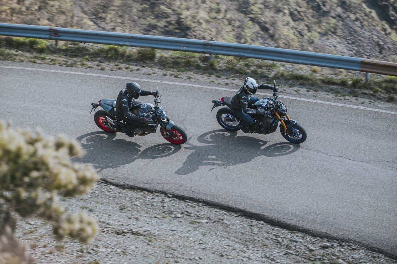 Ducati Monster, Yamaha MT-09 SP: compagne di giochi