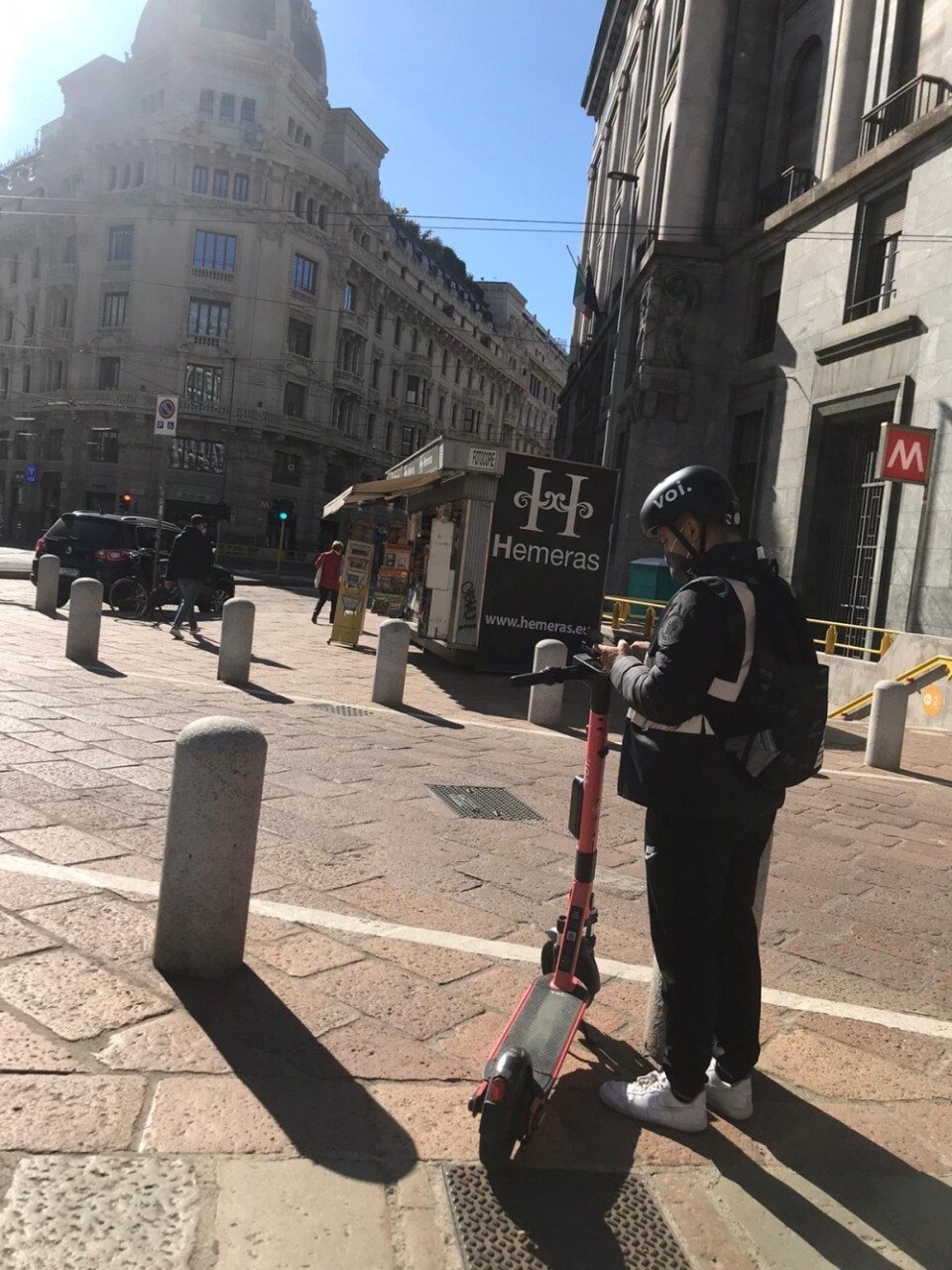 Monopattini: da Voi la pattuglia stradale per contrastare il parcheggio selvaggio