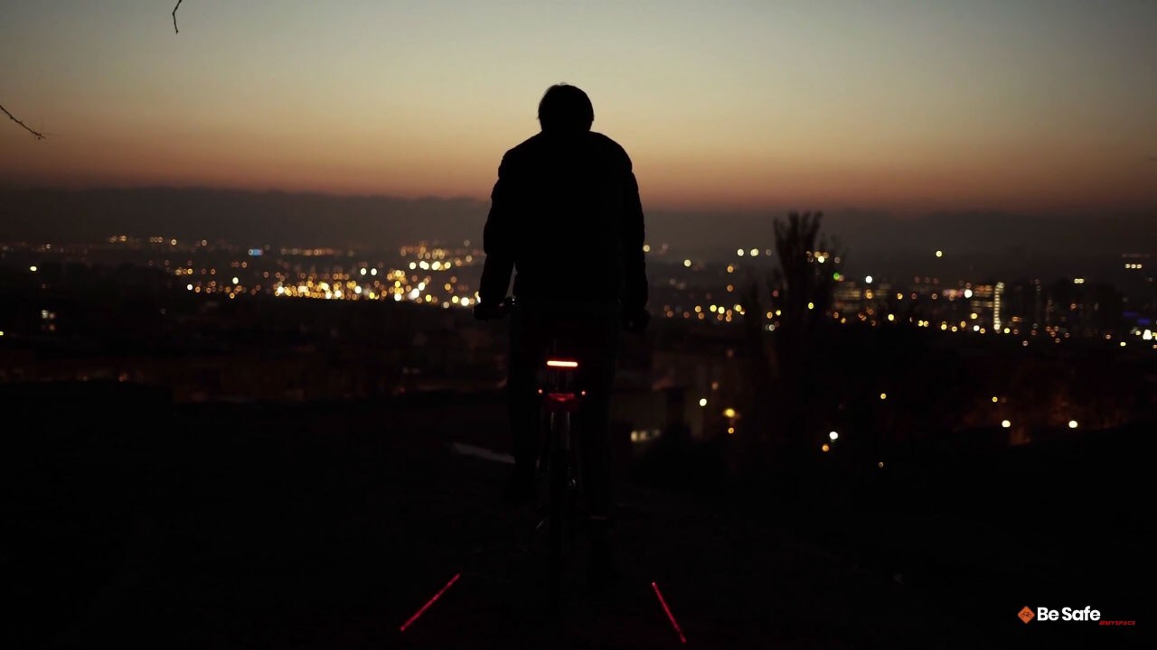 La luce al laser di BeSafe MySpace 