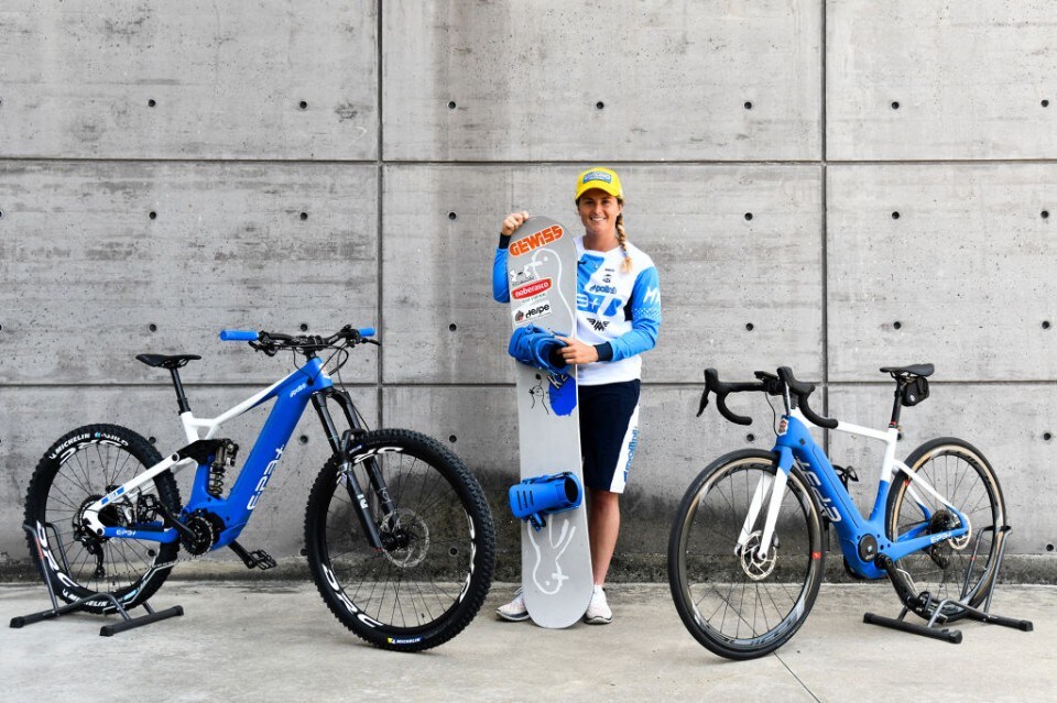 Polini Motori insieme alla medaglia d’oro olimpica Michela Moioli