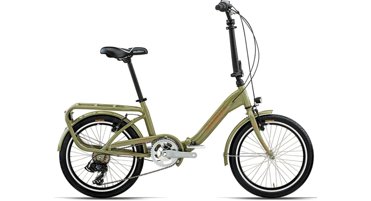 <div class='descrGalleryText'><p>La Graziella classica, versione Stile libero a 6 velocità di colore verde</p>
</div>