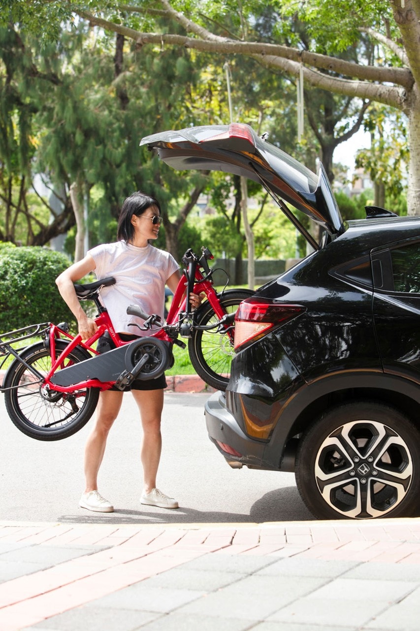 Tern NBD: l'e-bike compatta a scavalco ultra basso