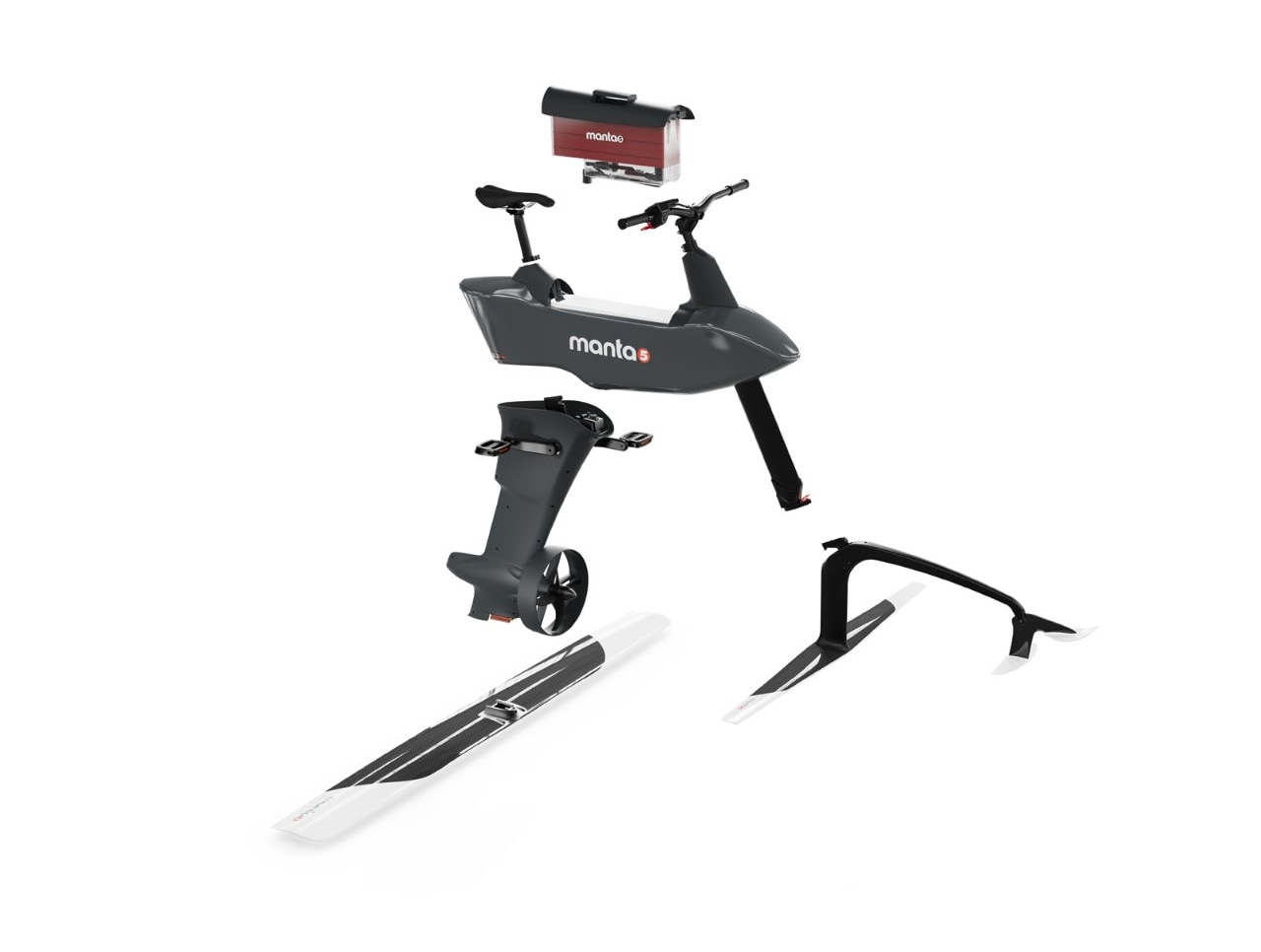 Manta5 Hydrofoiler SL3: l’e-bike per pedalare sull’acqua