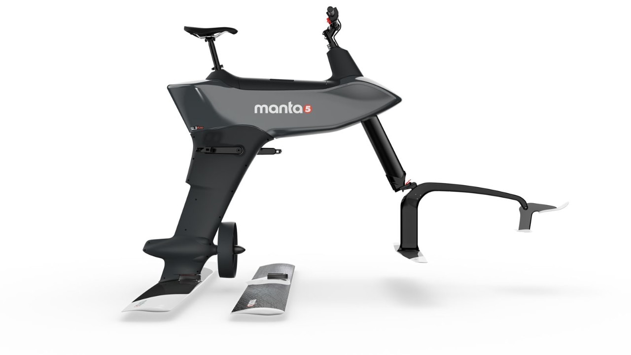 Manta5 Hydrofoiler SL3: l’e-bike per pedalare sull’acqua