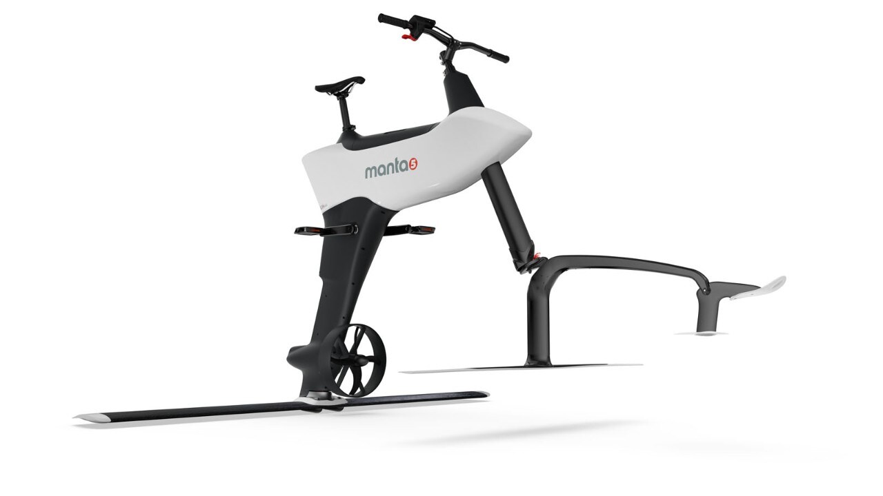 Manta5 Hydrofoiler SL3: l’e-bike per pedalare sull’acqua