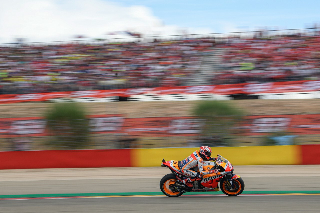 MotoGP Aragon: Marquez domina, il Mondiale è vicino