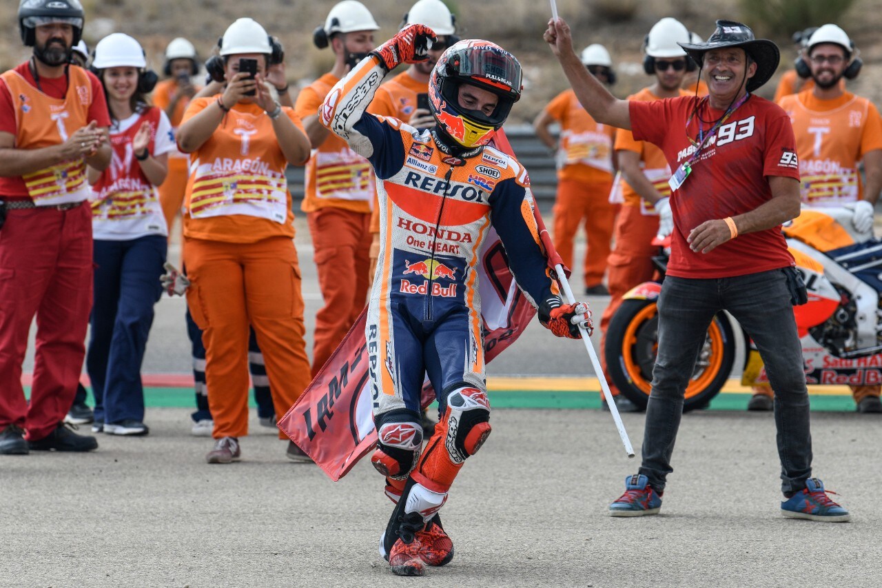 MotoGP Aragon: Marquez domina, il Mondiale è vicino