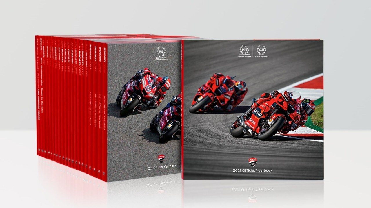 Ducati: la stagione 2021 in un libro