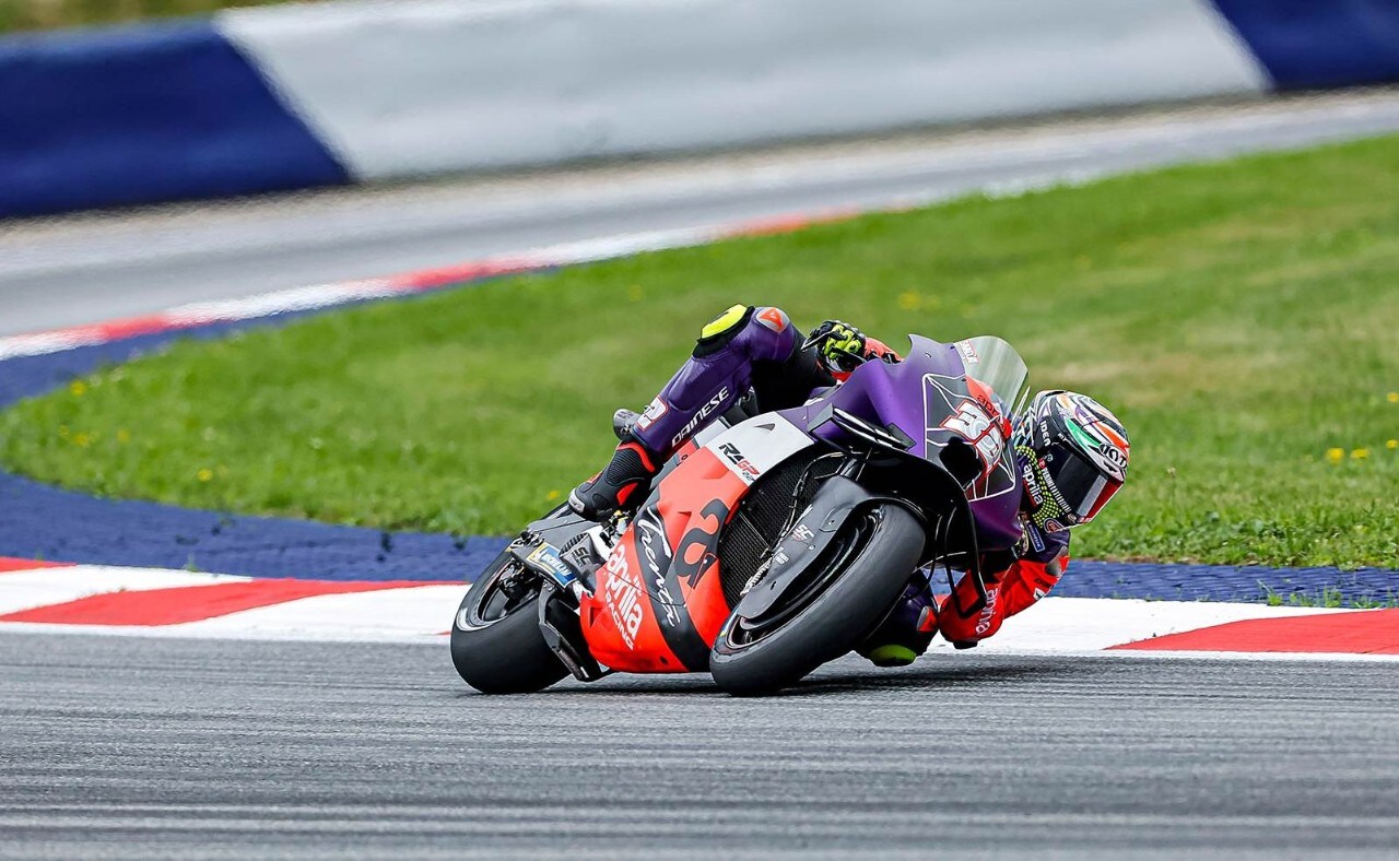 La livrea speciale dell’Aprilia RS-GP in Austria